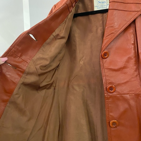 ⬇️⬇️HUGE PRICE DROP ⬇️RARE FIND! Wow! Beautiful Vintage Leather jacket - Picture 6 of 11